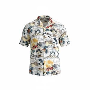 Vintage CAMPIA Lobster Rayon Hawaiian Shirt -XL